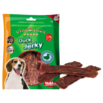 Nobby StarSnack Low Fat Duck Jerky Натуральные лакомства для собак Вяленое Утиное мясо