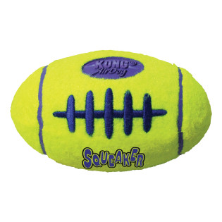 KONG AirDog Squeaker Football Игрушка для собак Мяч Регби Бережный уход за зубами KONG AirDog Squeaker Football Игрушка для собак Мяч Регби Бережный уход за зубами
