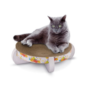 Imac Catnip Duchessa Картонная когтеточка-лежанка с кошачьей мятой для кошек