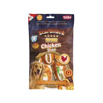 Nobby StarSnack Dental BBQ Chicken Shoe Лакомства для ухода за зубами собак Жевательные Куриные Ботиночки