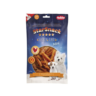 Nobby StarSnack Mini Chicken Jerky Натуральные лакомства для щенков и маленьких собак Кусочки Курицы