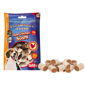 Nobby StarSnack Soft Chicken Sushi Натуральные лакомства для собак Суши из Курицы