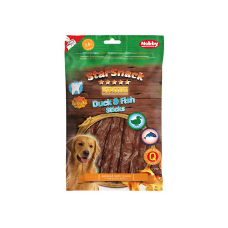 Nobby StarSnack Dental BBQ Duck & Fish Stick Лакомства для ухода за зубами собак Палочка с Уткой и Треской