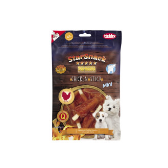 Nobby StarSnack Mini Dental BBQ Chicken Stick Лакомства для зубов щенков и маленьких собак Палочка с Куриным мясом