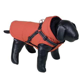 Nobby Dog Vest Nida 2 in 1 Водонепроникне пальто на флісі зі вшитою світловідбиваючою шлеєю для собак