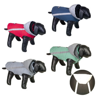 Nobby Dog Vest Hood Reflect Водонепроникне пальто для собак зі знімним світловідбиваючим капюшоном