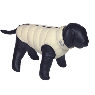 Nobby Dog Vest Light Brown & Creamy Двосторонній теплоізоляційний вітрозахисний жилет для собак із сумкою у комплекті