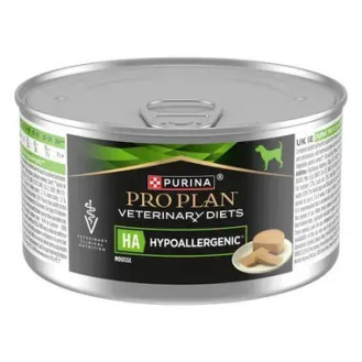 Purina Pro Plan Veterinary Diets HA Hypoallergenic Консерва лечебная для собак для снижения признаков аллергических реакций (195 г)