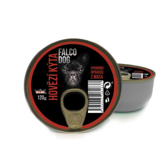 FALCO DOG 100% Meat Beef Консервированное отборное мясо для собак маленьких пород Говядина