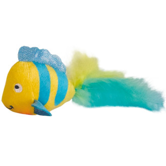 Nobby Plush Catnip LED Fish М'яка іграшка для кішок Світлодіодна Рибка з котячою м'ятою
