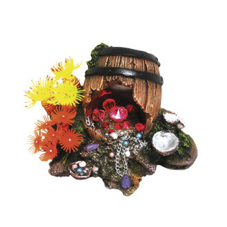 Nobby LED Aqua Ornaments Barrel Світлодіодний декор для акваріума Бочка зі скарбами