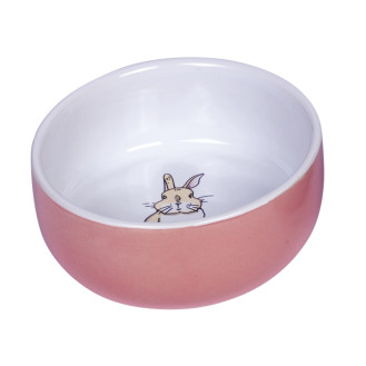 Nobby Rabbit Керамическая миска для кроликов Заяц (Pink 300 мл)