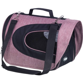 Nobby Kando Дорожная сумка-переноска с плечевым ремнем для мелких собак и котов весом до 5-7 кг (Pink XS)