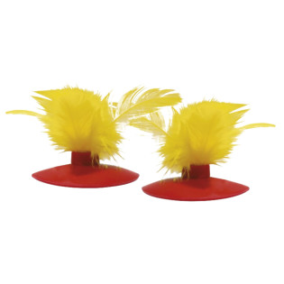 KONG Cat Glide Seek Інтерактивна іграшка для котів Пір'я на присосці KONG Cat Glide Seek Інтерактивна іграшка для котів Пір'я на присосці