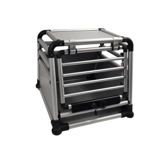 Nobby Car Transport Box Round Corner Алюминиевый автобокс-клетка с замком безопасности в баганжик для собак (XS)