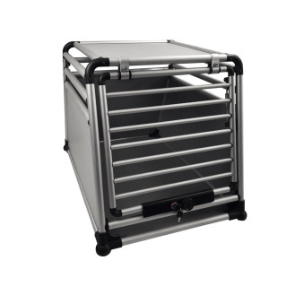 Nobby Car Transport Box Round Corner Алюминиевый автобокс-клетка с замком безопасности в баганжик для собак (XL)