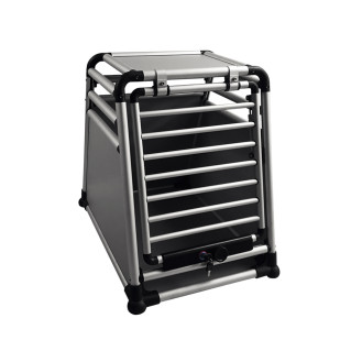 Nobby Car Transport Box Round Corner Алюминиевый автобокс-клетка с замком безопасности в баганжик для собак (S)