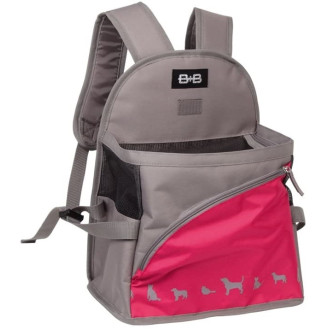 Nobby Kaiman Рюкзак-переноска Кенгуру со съемным дном для мелких собак и котов весом до 7 кг (Pink)