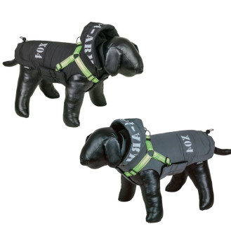 Nobby Dog Coat Hood 2 in 1 X04 Зимове пальто для собак зі вшитою світловідбиваючою шлеєю та капюшоном
