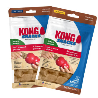 KONG Snacks Dogs Liver Натуральные лакомства для игрушки КОНГ для собак Печенье с Печенью