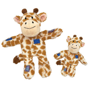 KONG Wild Knots Giraffe Мягкая игрушка для собак Жираф с внутренним канатом и пищалкой