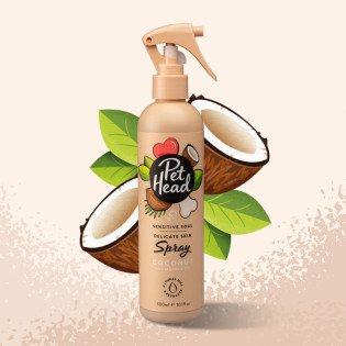 Pet Head Sensitive Soul Spray Успокаивающий спрей для собак с чувствительной кожей с ароматом кокоса