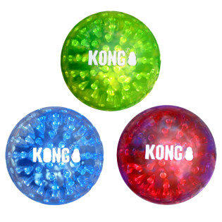 KONG Squeezz Geodz 2-PK Плаваюча іграшка для собак Жувальні М'ячі з пищалкою