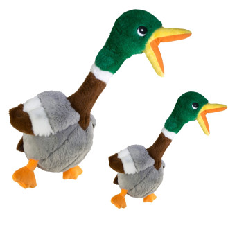 KONG Shakers Honkers Duck Мягкая игрушка для собак Утка с пищалкой