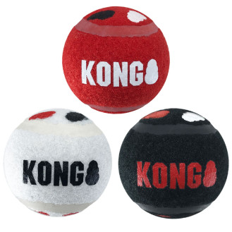 KONG Signature Sport Balls Игрушка для собак с чувствительными зубами Мячи с динамическим отскоком