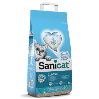 Sanicat Classic Marseille Soap Мінеральний поглинаючий наповнювач для котів з ароматом марсельського мила Sanicat Classic Marseille Soap Мінеральний поглинаючий наповнювач для котів з ароматом марсельського мила
