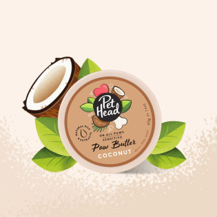 Pet Head Paw Butter Coconut Кокосовый бальзам для собак с сухой кожей носа и лап