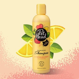 Pet Head Felin' Good Cat Shampoo Дезодорирующий шампунь для котов с ароматом клубники и лимона