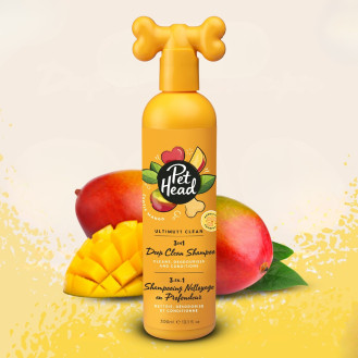Pet Head Ultimutt Clean Deep Clean Shampoo Ультрадезодоруючий шампунь для собак з ароматом манго