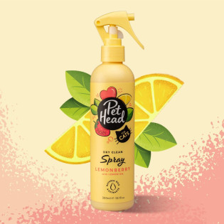 Pet Head Felin' Good Cat Spray Dry Clean Дезодорирующий спрей для котов с ароматом клубники и лимона
