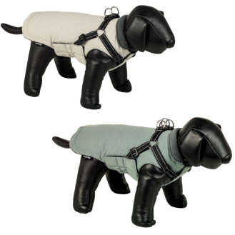Nobby Dog Coat 2 in 1 Zira Зимове пальто для собак на флісі зі вшитою світловідбиваючою шлеєю