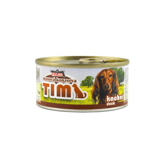 TIM Mini Dog 100% Meat Duck Консервоване м'ясо для маленьких собак Асорті з Качки