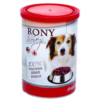 RONY Dog 100% Meat Beef Консервоване м'ясо для собак з високою енергетичною цінністю Яловичина