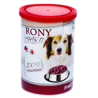 RONY Dog 100% Meat Mix Консервоване м'ясо для собак з високою енергетичною цінністю М'ясний Мікс