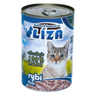 LIZA Big Cat 100% Meat Fish Консервированное мясо для кошек крупных пород Ассорти из Рыбы
