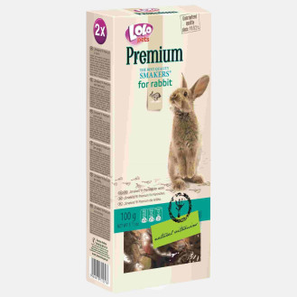 LoLo Pets Smakers Premium Rabbit Лакомства для кроликов Злаковая смесь