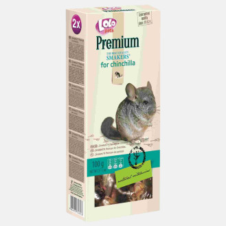 LoLo Pets Smakers Premium Chinchilla Лакомства для шиншиллы с натуральными витаминами