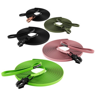 BullyBillows Billowthane Recall Lead Водонепроникний тренувальний довгий біотановий повідець для собак з ривковим замком