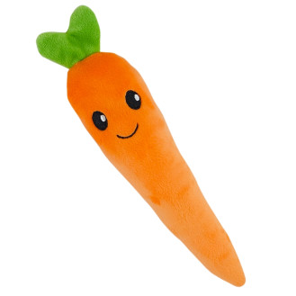 Nobby Plush Carrot Мягкая игрушка для собак Трескучая Морковь с пищалкой