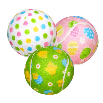 Nobby Sensitive Easter Ball Игрушка для собак с чувствительными зубами Весенние Теннисные Мячики