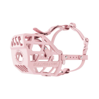 BullyBillows Premium Comfort Muzzle Pink Антифрикционный эргономический намордник для собак