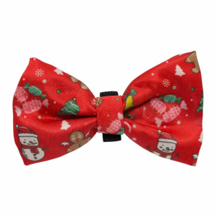 Nobby Christmas Dog Bow Tie Snowman Новорічний світлодіодний метелик для собак Сніговик