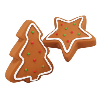 Nobby Xmas Aroma Gingerbread Новогодние игрушки для собак Пряники с ароматом корицы и ванили