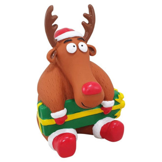 Nobby Xmas Reindeer Новогодние игрушки для собак Олень Санты с пищалкой