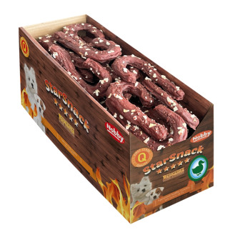 Nobby Xmas StarSnack BBQ Christmas Cane Duck Жевательные лакомства для собак Рождественская Трость из Утки