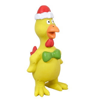 Nobby Xmas Chick Новогодние игрушки для собак Рождественский Цыпленок с пищалкой